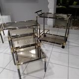 All pull-out tables, serving, table low vintage 1970