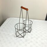 Metal bottle basket