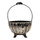 Art Deco silver sugar bowl, 1950s