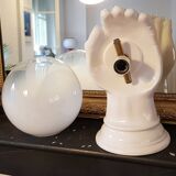 Hand ceramic wall lamp