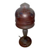 Hand-painted glass lamp