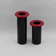 Vases en céramique au design des années 80 - Décoration d'intérieur moderne et vintage Made in Italy - lot de 2