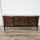 Chippendale walnut burl vanity, 1940