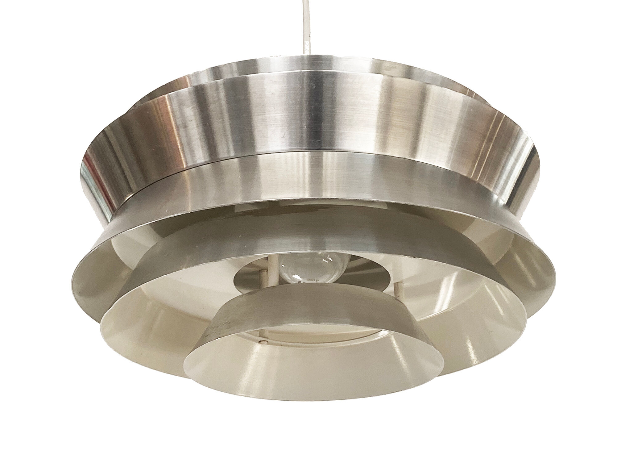 Pendant light "Trava" by Carl Thore for Granhaga Metallindustri. Sweden 1960s.