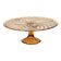 Amber Art Deco Cake Plate Pastry Dish Val Saint Lambert 33cm