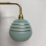 Sconce vintage globe in shortbread glass