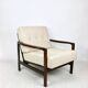 Fauteuil lounge en boucle beige par Z. Baczyk, 1970s