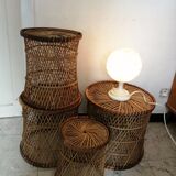 Vintage wicker basket