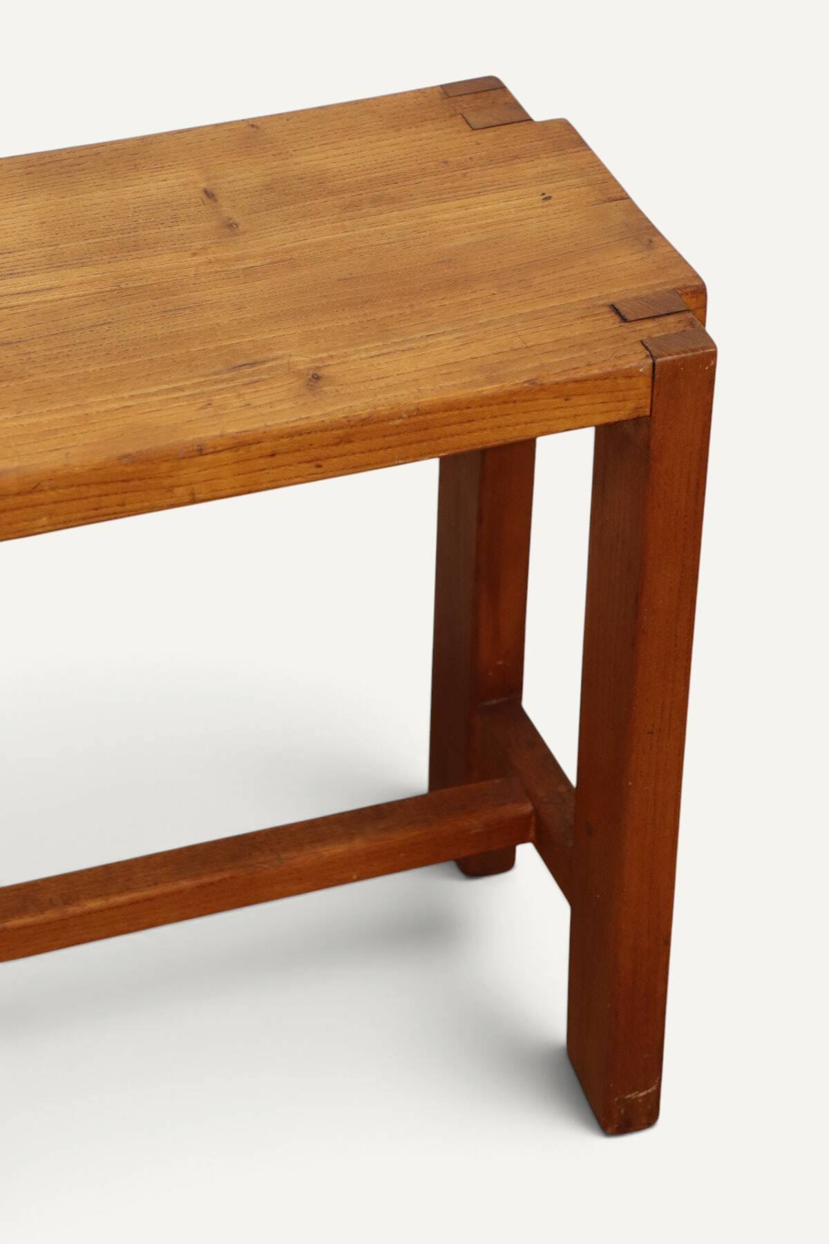 S09 bench in solid oak by Pierre Chapo – 1970s