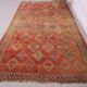 Vintage Moroccan Wool Rug 185 x 337 cm - Berber Handmade Rug - Bohemian Rug