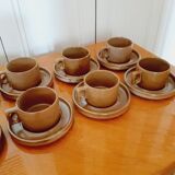 Service à café en grès de brenne 70’s
