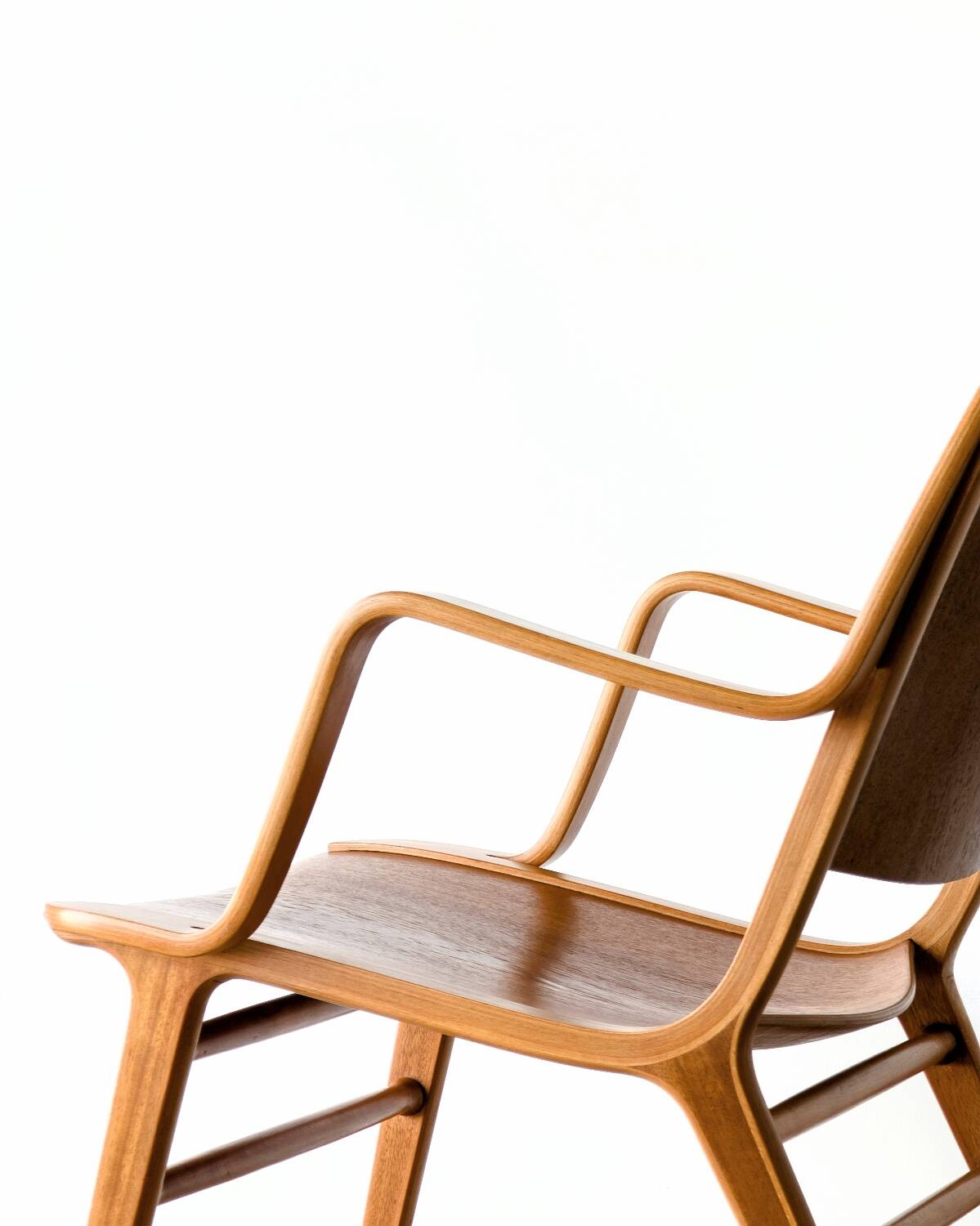 Vintage Danish armchair AX by Peter Hvidt, edition Fritz Hansen, 1950.