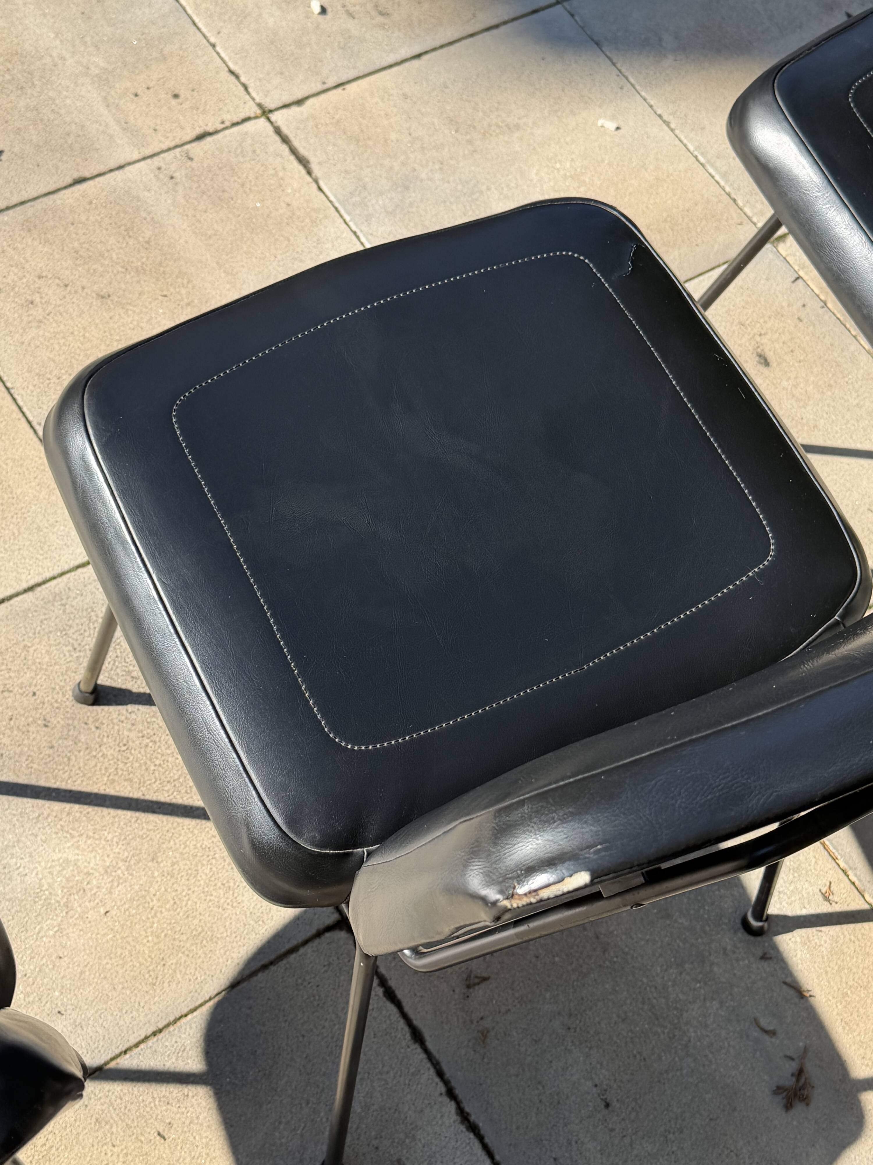 Set of 3 Pierre Paulin CM 196 chairs – Thonet – 1960s – vintage design