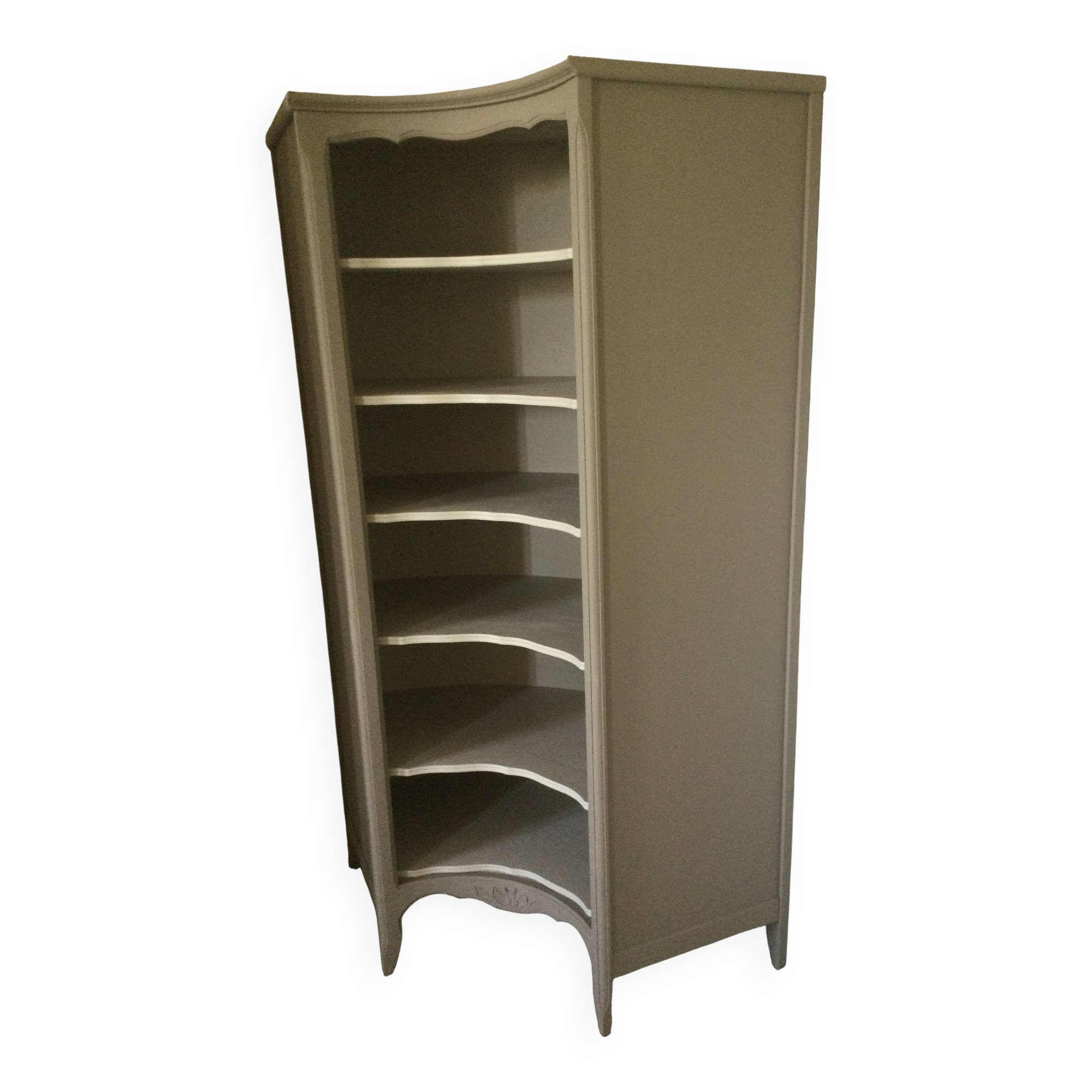 Antique library corner unit