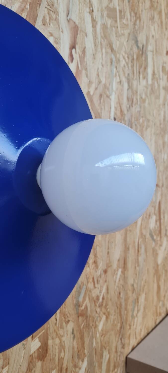 Mid century metal ball wall lamp