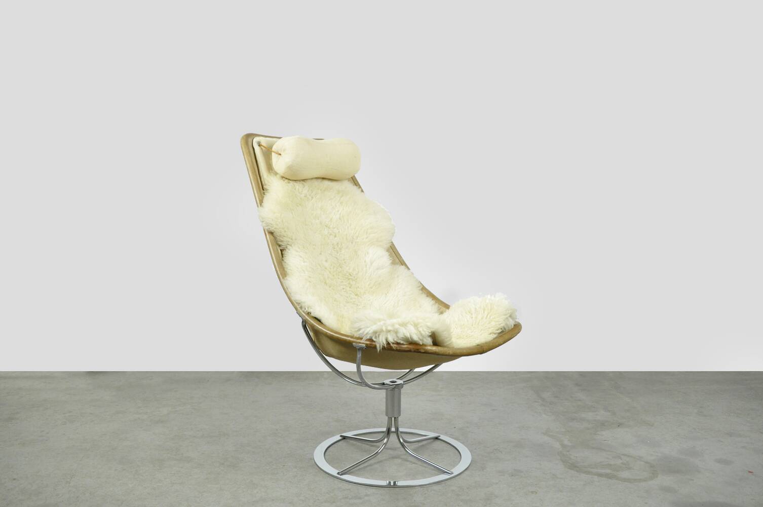 Iconic swivel chair ‘jetson’ by bruno mathsson, sweden 1970s