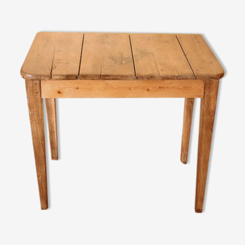 Old small oak farmhouse table.