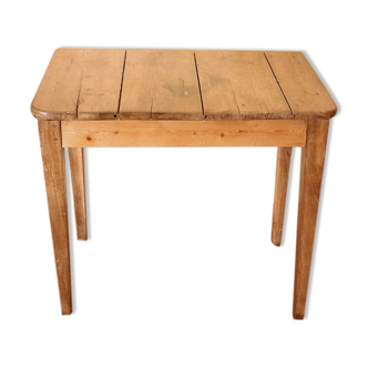 Old small oak farmhouse table.