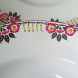6 assiettes plates Faïence Orchie Moulin des loups
