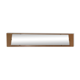 Trapezoidal mirror in solid oak