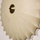 Sculptural cocoon light – mid-century Goldkant wall & ceiling lamp by Friedel Wauer