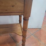 Side table bamboo wood cherry tree
