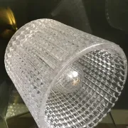 Carl Fagerlund for Orrefors smoked glass pendant lamp, 1960s