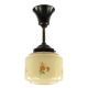 Art Deco ceiling lamp, double-layered glass, Germany, 1930s