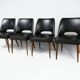 Série 4 chaises scandinave - vintage 1960 1970