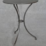 Iron pedestal table at the end of the 19th century