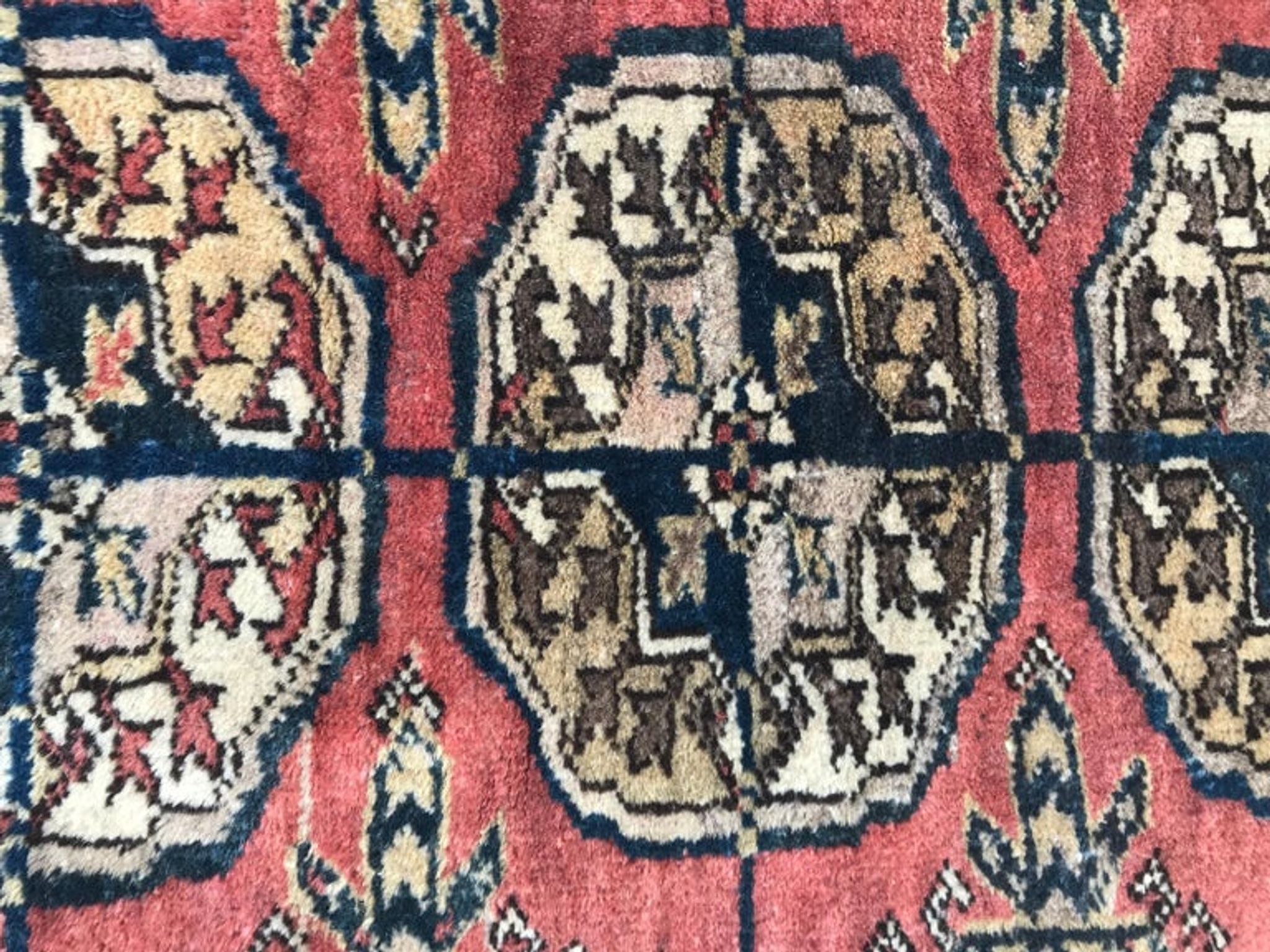 Ancient Turkmen carpet Little Bukhara