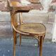 Office armchair curved wood