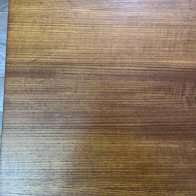 Large vintage square coffee table