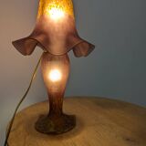 Lampe tulipe pâte de verre