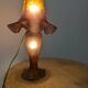 Lampe tulipe pâte de verre