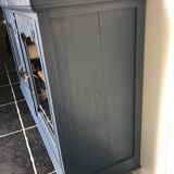 Art Deco window furniture gray blue