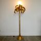Golden metal palm lamp, 70s