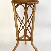 Rattan side table, 1960s