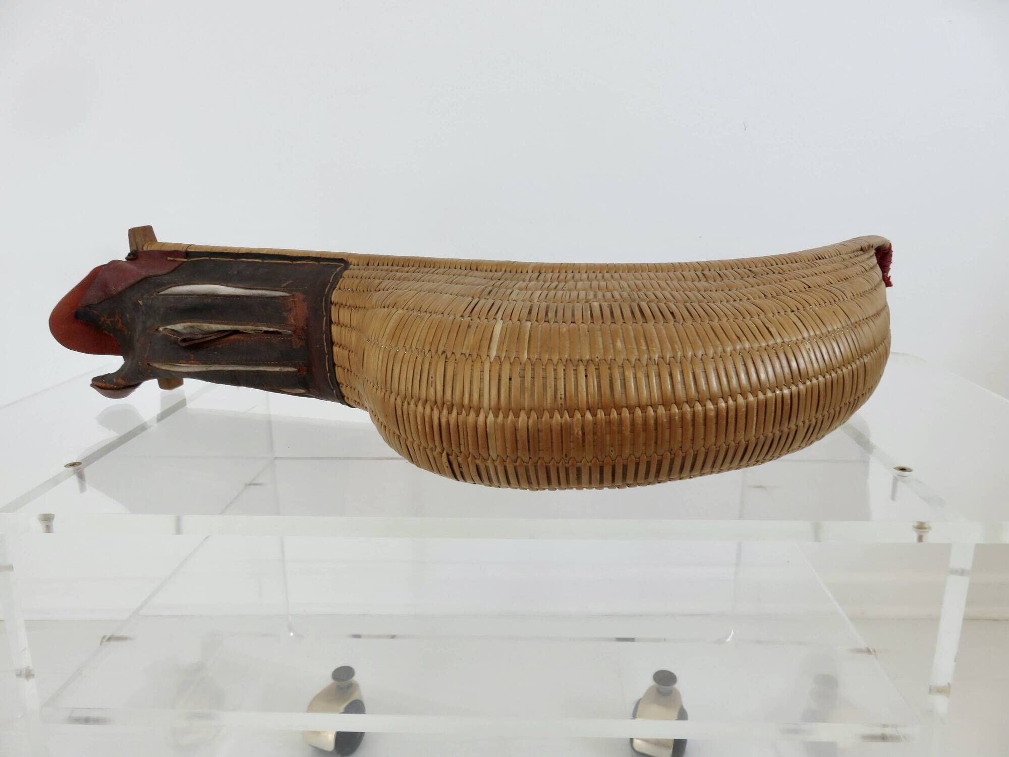 Old chistera, large glove, 64cm, Basque Country, jai alai, cesta punta