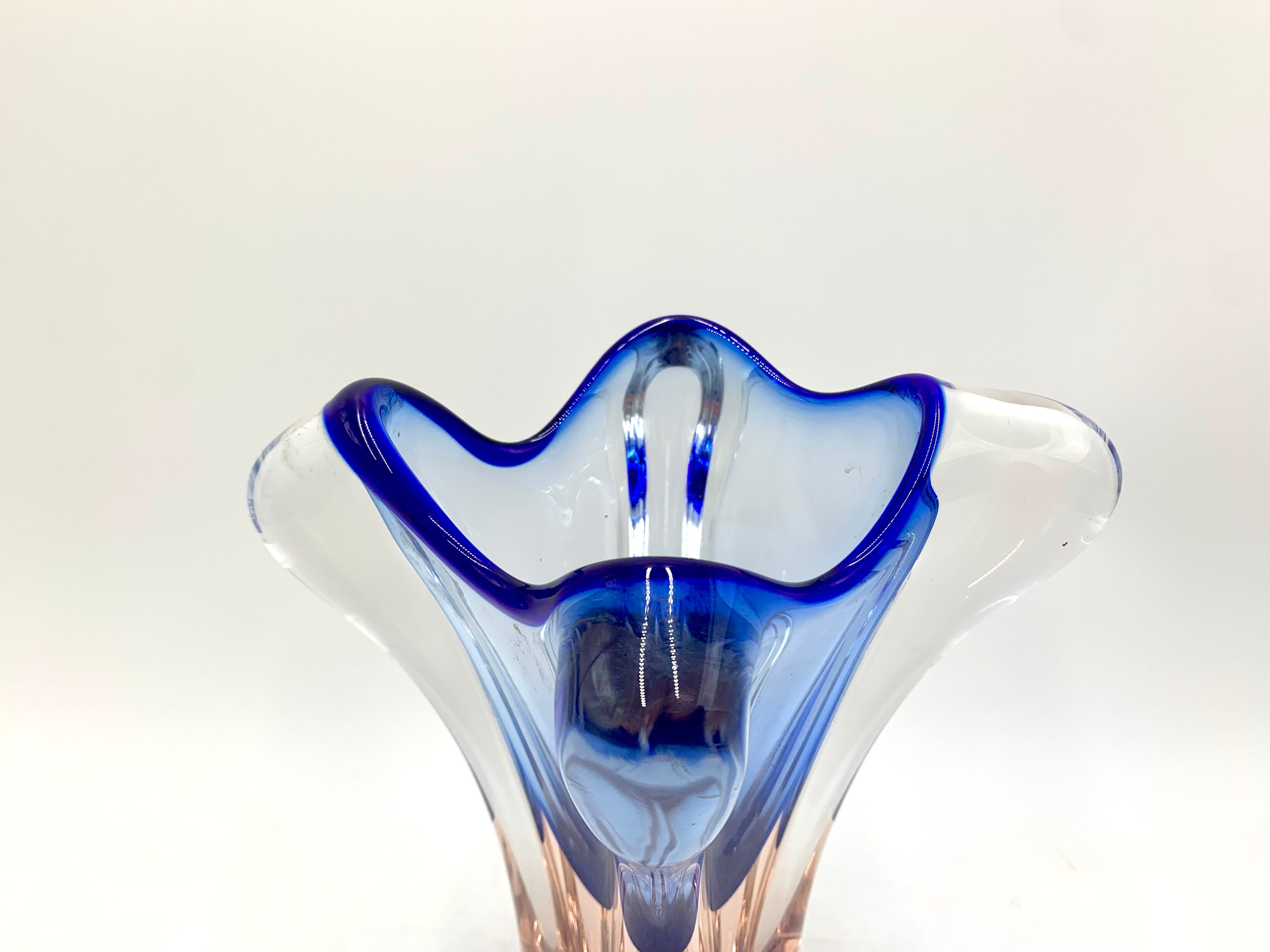 Vase, designed by J. Hospodek for Chribska Sklarna, Czechoslovakia, 1960s