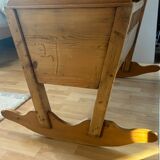 Lit bébé ancienne à bois