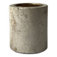 Bougeoir cylindrique en travertin par Fratelli Mannelli, design italie 1970