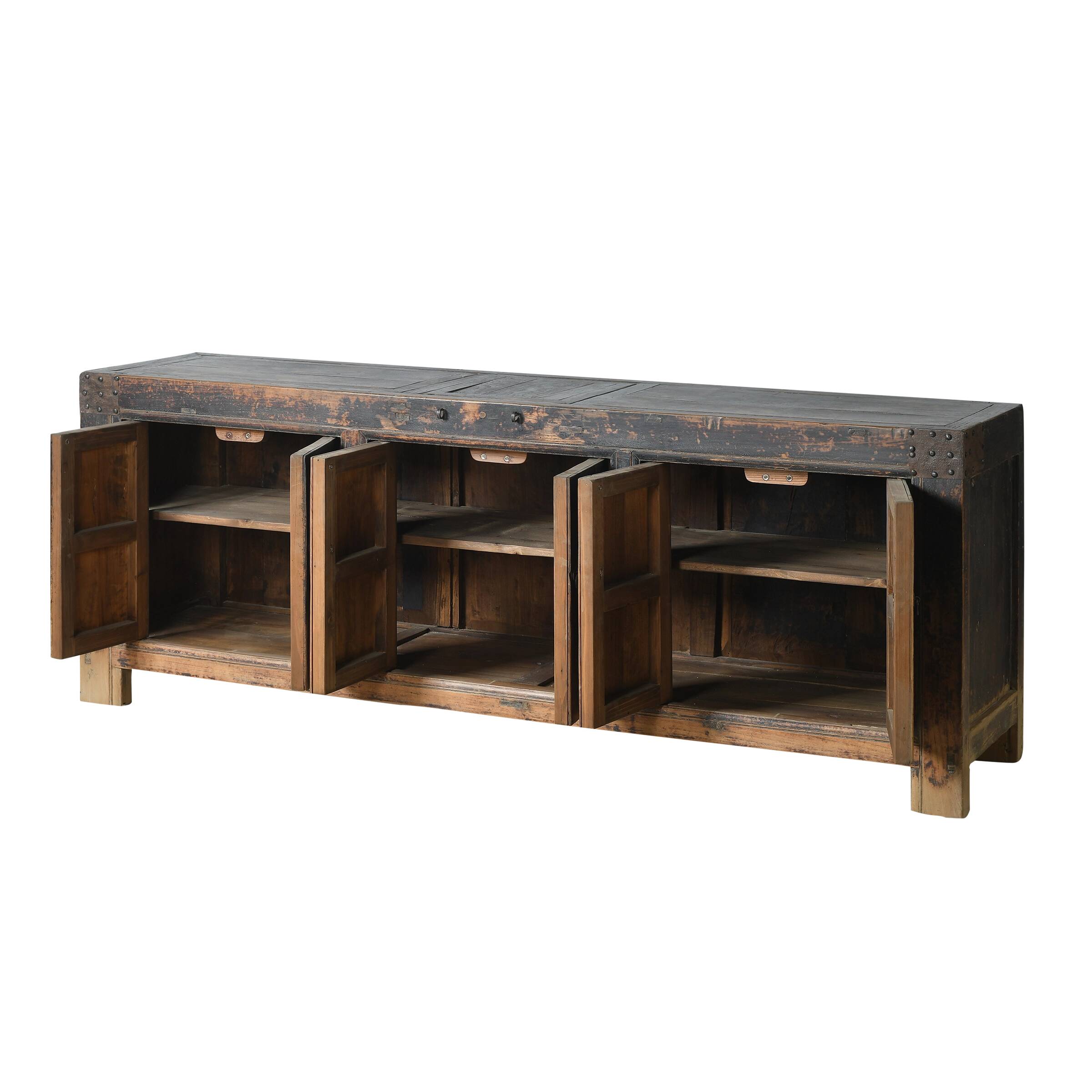 Qingdao - Antique Chinese buffet in solid elm no. 27