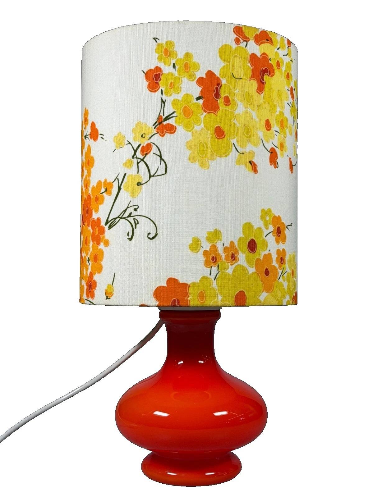 60s 70s Table Lamp Table Lamp Glass Mid Century Space Age Design