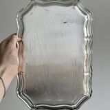 Shiny lightweight metal tray
