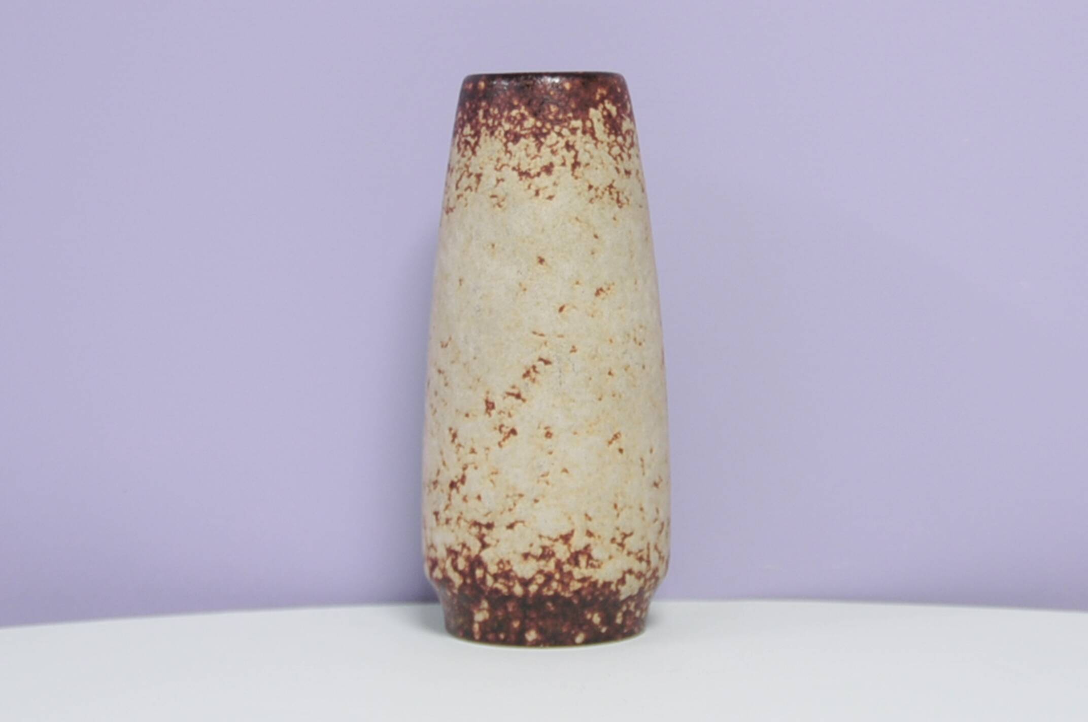 Beige tapered West Germany vase