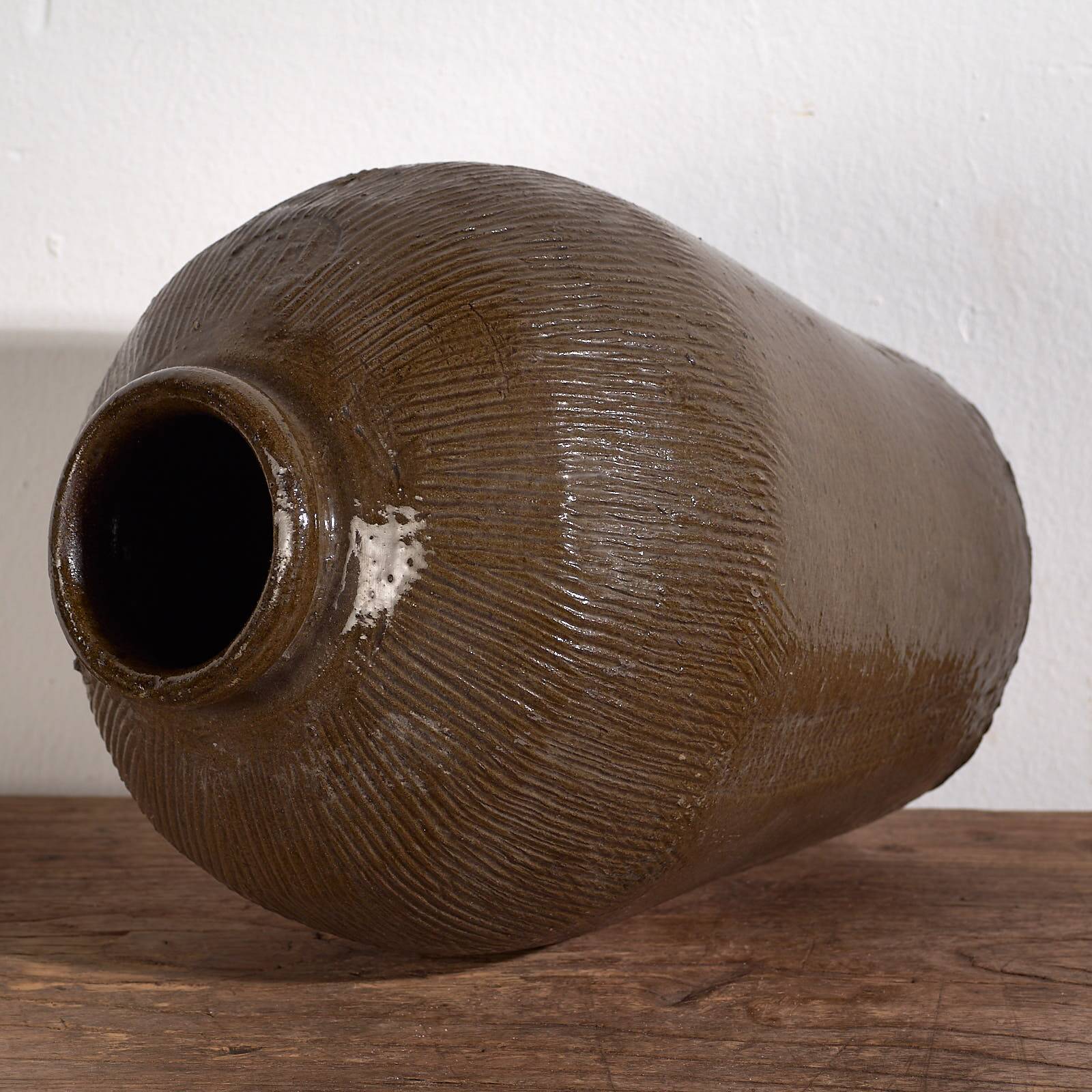 Antique Chinese glazed ceramic vase (c.1900)