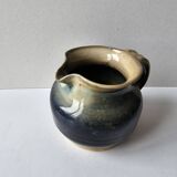 Glazed ceramic pitcher signed C - Tasey