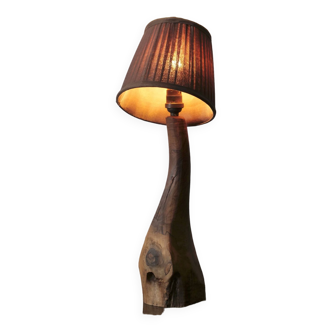 free-form Olivier Brut wood lamp