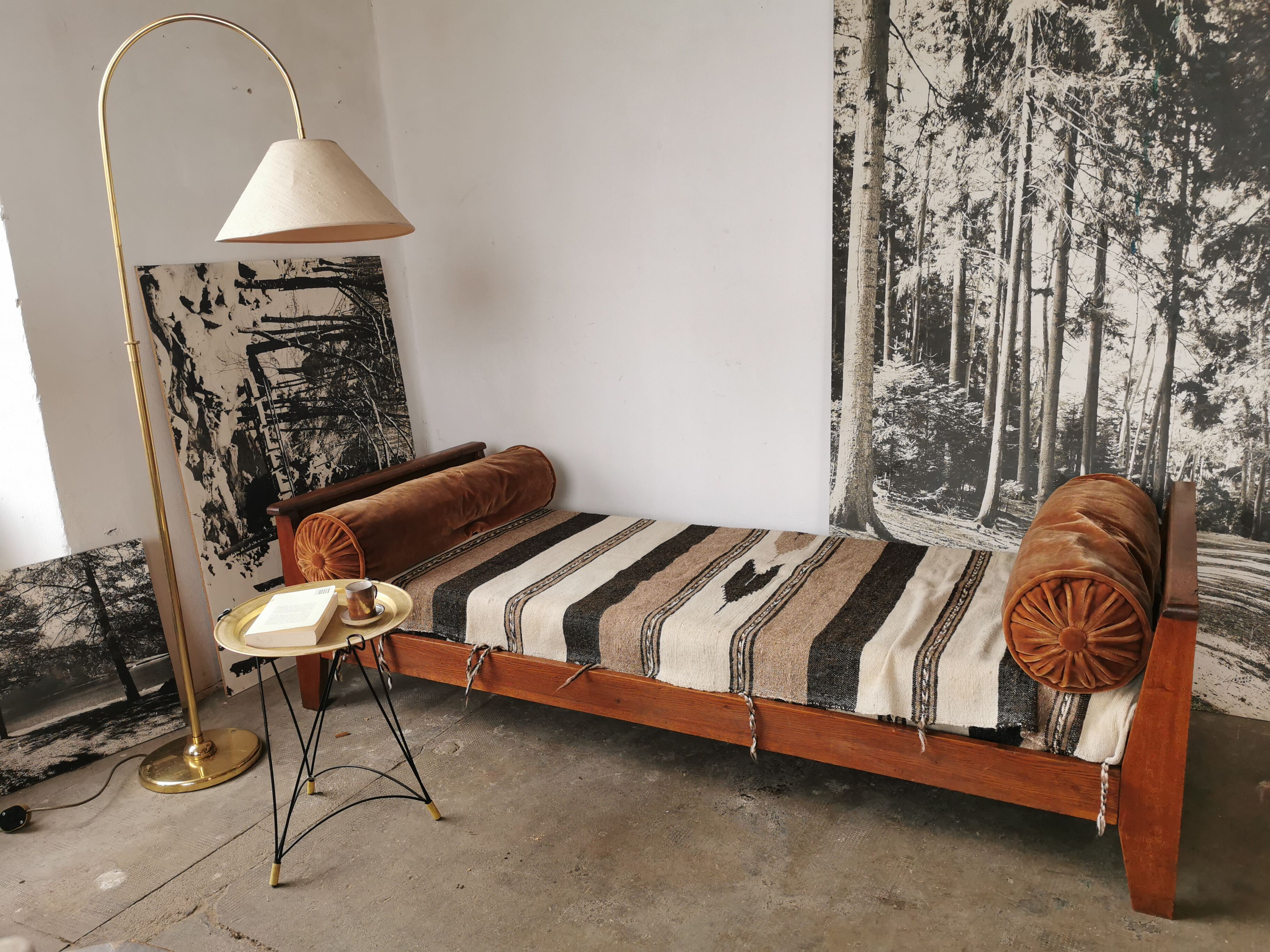 Mru bed René Gabriel, reconstruction